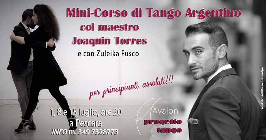 Mini-Corso di Tango Argentino con il Maestro Joaquin Torres e Zuleika Fusco a Pescara